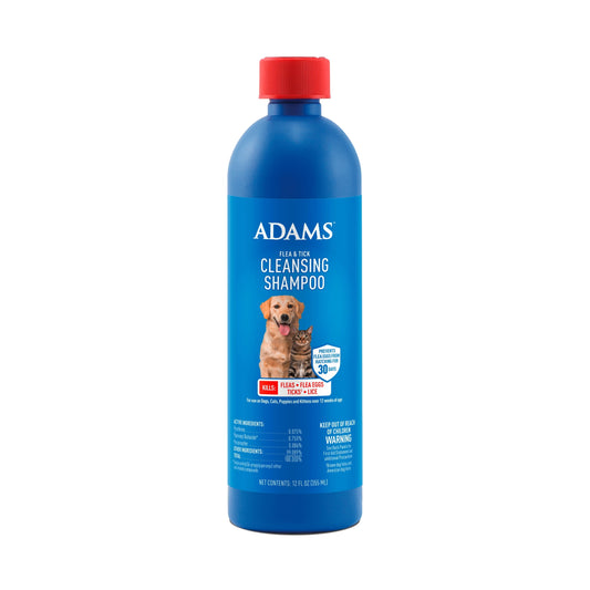Flea & Tick Cleansing Shampoo for Dogs (12 Ounces)